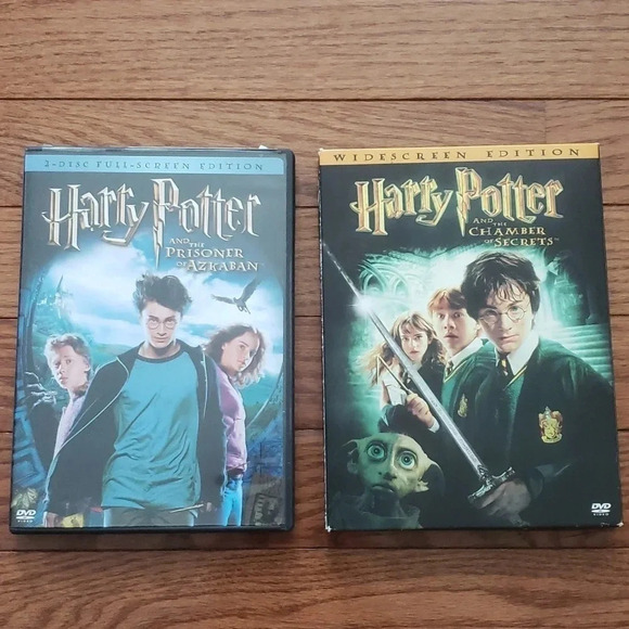 Harry Potter And The  Prisoner Of Azkaban/And The Chamber Of Secrets DVD Sets - Picture 1 of 6